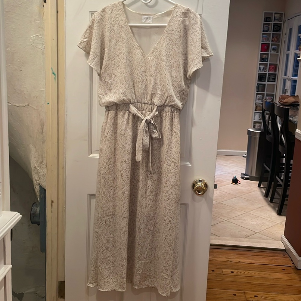 Freckled Cream Dress